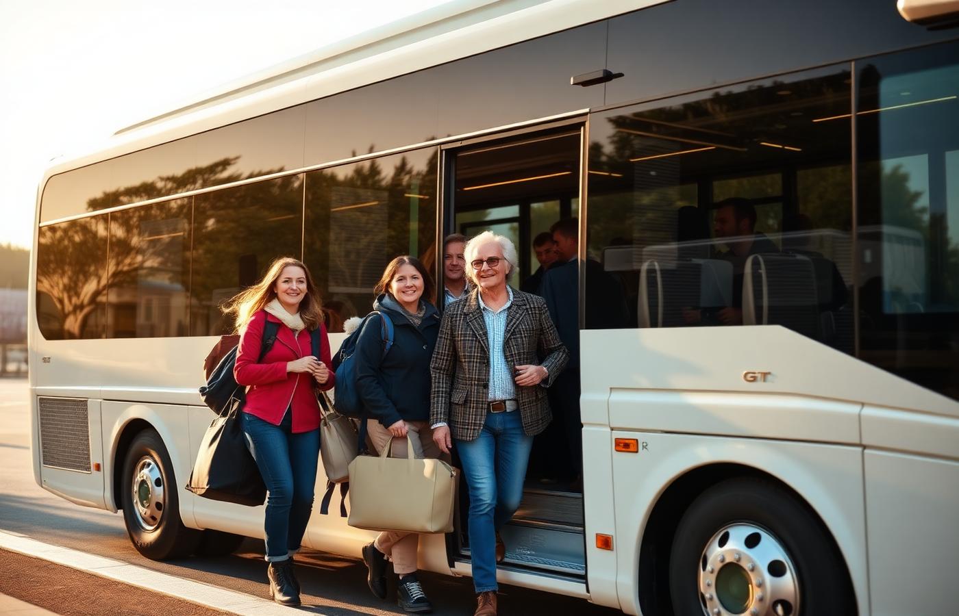 Gruppo Passione Viaggi in partenza per un viaggio in giornata in pullman GT